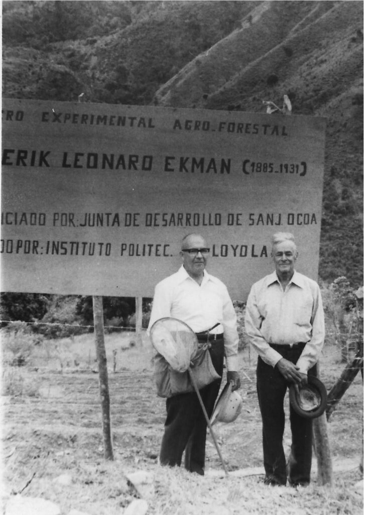 Centro experimental agroforestal Erik Leonardo Ekman. San Jose de Ocoa. 1980